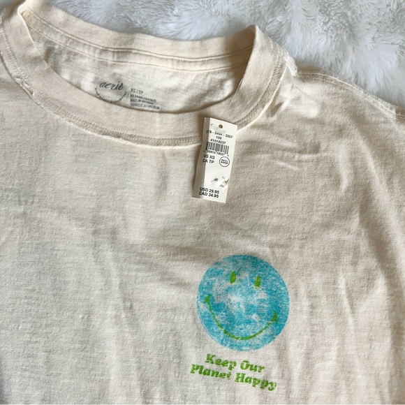 NWT aerie oversized tshirt - Picture 3 of 4